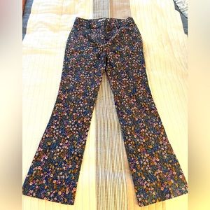 Flowered, dress paint.